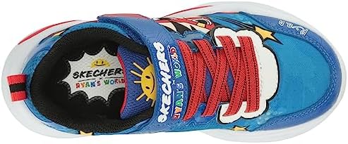 Skechers Kids Boy's Erupters Iv-Hero Brights Sneaker, Blue/Red, 11.5 Little Kid | Image 4