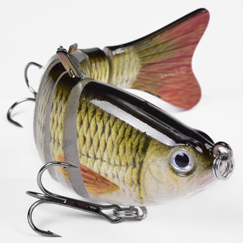 Kit 5 Isca Artificial Articulada Lambari Pesca Lorben