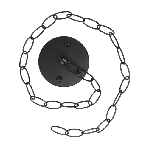 Cadena de hierro negra Kombiuda de diseño elegante para lámpara de techo