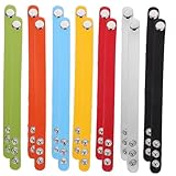 HEALSOPTHY 14 piezas Pulseras de Cuero Ajustables para Grabado DIY Superficie para Personalizar Pulseras Decorativas para Manualidades y Diario