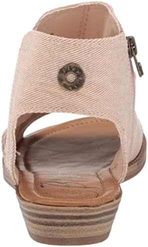 Blowfish Malibu Women's Beaches Sandal, Blush Smokey Twill, 7.5 | Image 2