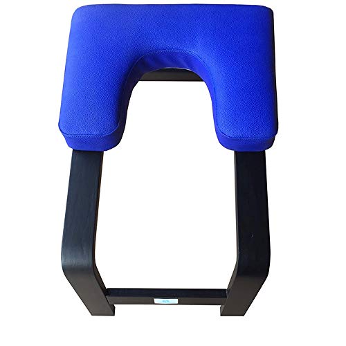 Lfives-sp Yoga Inversion Chair Headstand Bench Handstand Artifact Yoga Inversion Stool Inverted Aid Wooden Chair Practice Exercise Equipment Inversion Bench Sports Exercise Bench Fitness Equipment