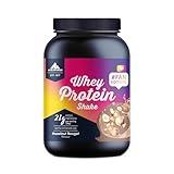 Multipower Whey Protein Shake – wasserlösliches Proteinpulver mit Haselnuss Nougat Geschmack aus Wheykonzentrat und -Isolat – 21 g Protein und Vitamin B6 – 700 g