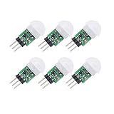 Onyehn IR Pyroelectric Infrared PIR Motion Sensor Detector Modules DC 2.7 to 12V(Pack of 6pcs)