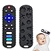 YAPROMO Silicone Teething Toys, Remote Control Shape Teething Toys for Babies 6-18 Months, Remote Teether Toys for Toddlers Infant, Baby Silicone Chew Toys BPA Free