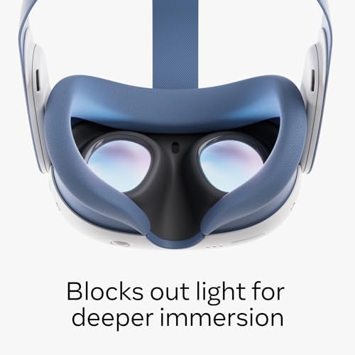 Meta Quest 3 Facial Interface and Head Strap (Elemental Blue) - Facial Interface & Head Strap Blue Edition — view 3