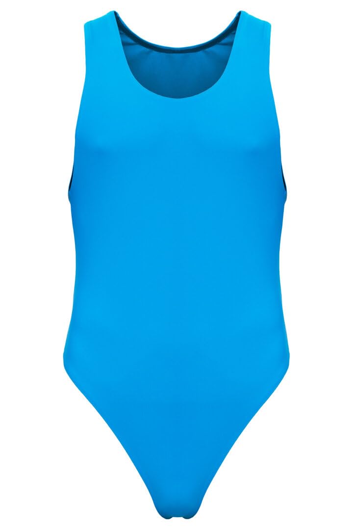 Herren Stringbody ohne Ärmel Boxerrücken 80% Polyamid 20% Elasthan, matt, stretch