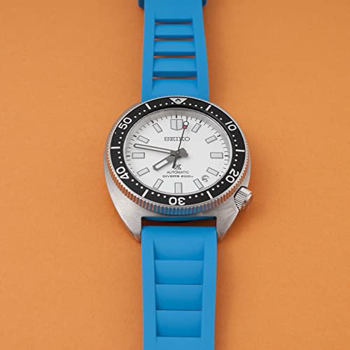 Bracelet de montre caoutchouc 20mm 22mm StrapHabit ventilé - 5