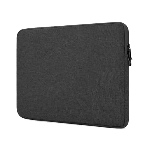 ProElife 15-Inch Laptop Sleeve Case for 2025 2024 2023 MacBook Air 15.3 inch M4 M3 M2 (A3241, A3114, A2941) Accessory Traveling Carrying Bag Cover Water-resistant Simple Case (Black)