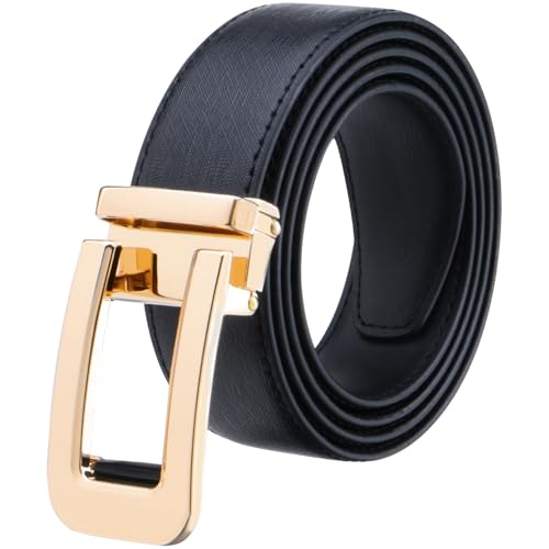 Image of Labnoft Men's PU Leather Auto-lock Belt