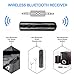 Bluetooth Receiver, Mini Wireless Bluetooth V4.2 Audio Adapter Hands-Free Car Kits 3.5mm Jack Stereo System for Car Aux Jack, Home, Headphone(Black)