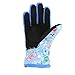 Gants Yoga Bébé M/L Chaud Hiver garçons Camouflage extérieur Gants Filles Enfants Taille Snowboard Coupe-Vent Patinage Neige Ski Enfants Gants et Gants en Coton pour Enfants (Blue, M)