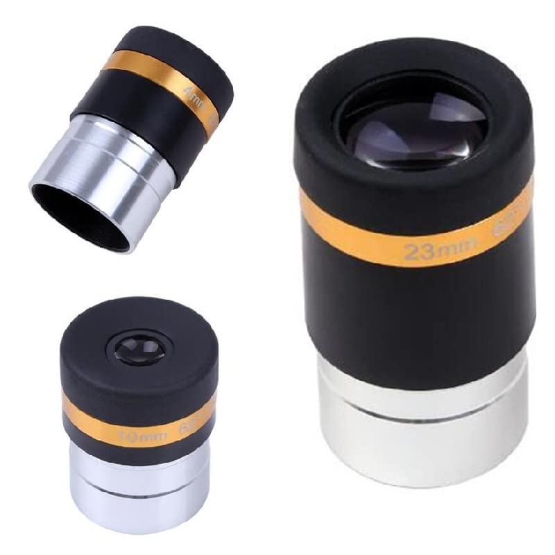 Ocular de 62 Grados y 23mm con Hilo Gran Angular para Nitidez en Telescopio de 1,25" 4