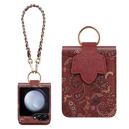 Housse Samsung Z Flip 3 rouge bordeaux : l'accessoire mode pour votre smartphone pliable