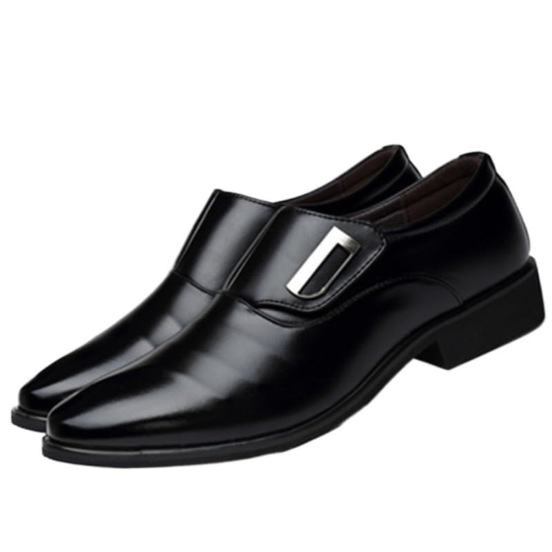 Classic Mens Formal Shoes Italian Leather Casual Pointed Toe Non Slip Prom Dress Oxford - Main Image