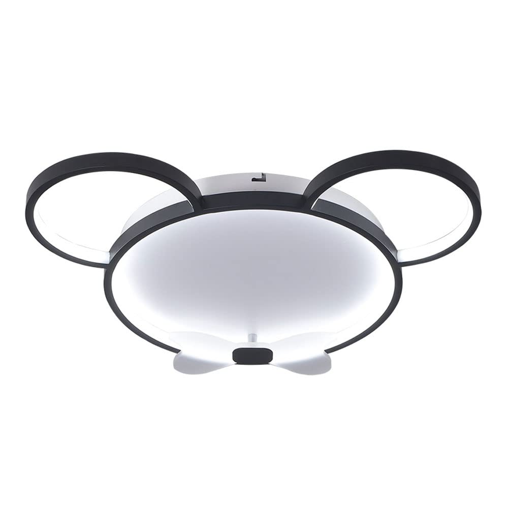 Plafonnier intégré en acrylique design tête de souris avec système d'éclairage variable