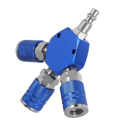 Répartiteur d'air en aluminium léger avec raccord rapide NPT pour réseau pneumatique