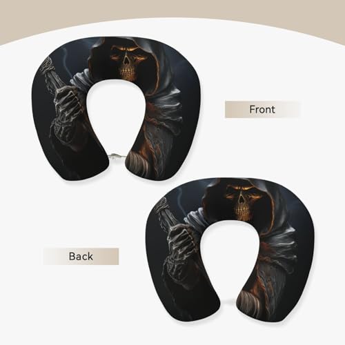 Almohada espuma viscoelástica cuello U tamaño único miniatura 4