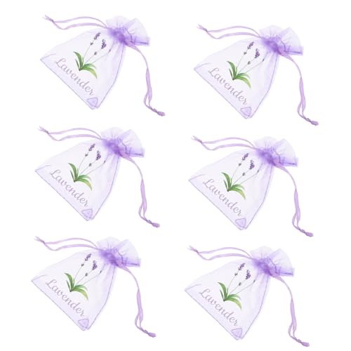 20 Bolsas de Tela Organza con Cordón para Sachets miniatura 7