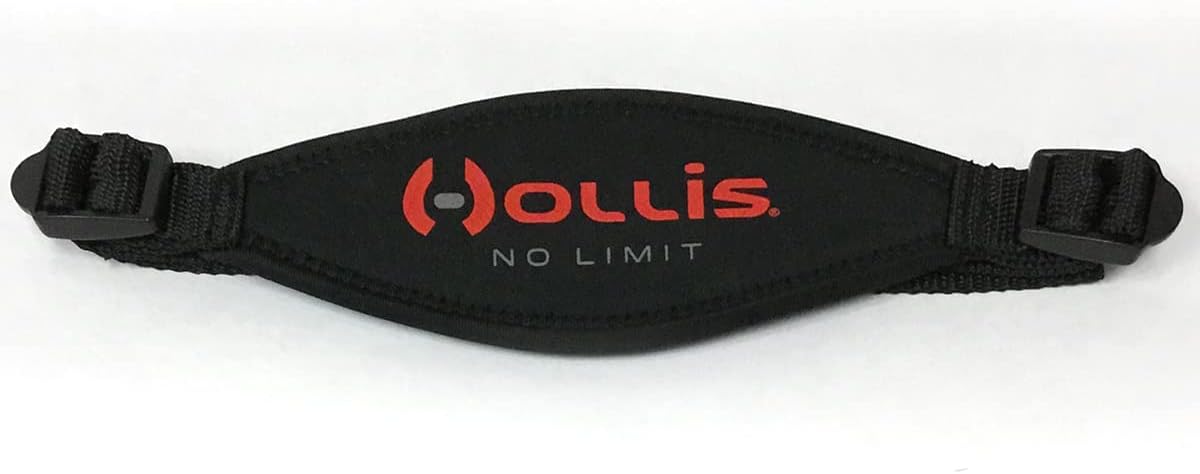 Hollis Neoprene Mask Strap | Replace your silicone mask strap with a more comfortable neoprene option | Helps prevent damaged hair | Great for Scuba Diving and Snorkeling