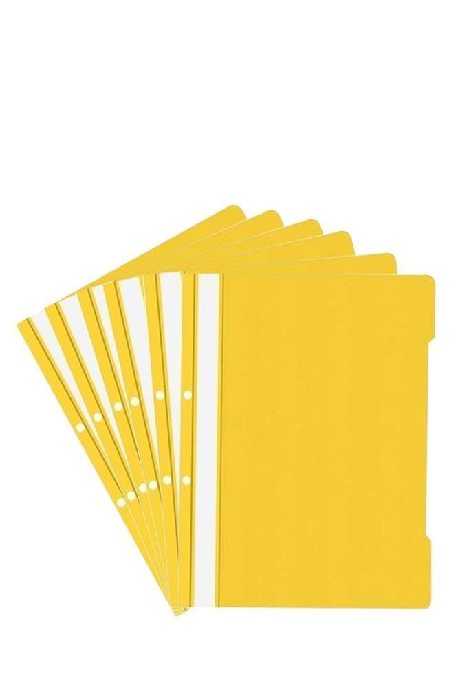 10 Adet A4 Sarı Telli Dosya 1 Paket Ekonomik Kaliteli Telli Dosya Ofis Büro Okul