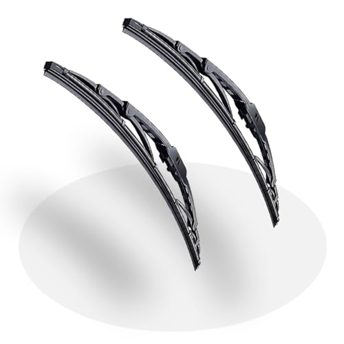 Image of myTVS Crystal Wiper Blade for Front Wind Shield (Set of 2, Size 22 inch x 16 inch Inch) | All-Season Windshield Wiper for Cars Wiper Blade Set for Front Windshield Wiper Rubbers for Car Viper Blades for Car