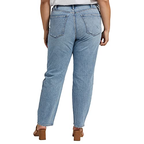 Silver Jeans Co. Women's Plus Size Highly Desirable High Rise Straight Leg Jeans3