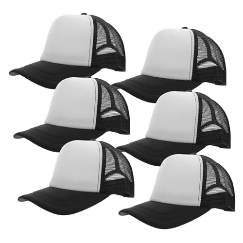 Casquettes de baseball sublimation vierges réglables avec maille aérée