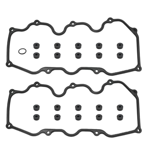 Image of VS50251R Engine Valve Cover Gasket Set Replacement for Nissan Infiniti Vehicle 1984-2004 200SX 300ZX D21, 1990-2000 QX40 M30, Replace VS50251R VS50251R-1