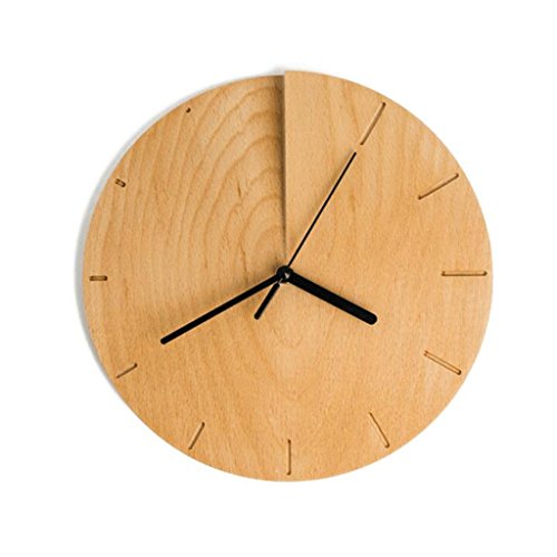GAOLILI Creative Swirls Clock Living Room Stylish Clock Round Shape Decor Mute Clock