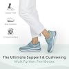 Orthofeet Women's Orthopedic Naya Hands-Free Water-Repellent Walking Sneaker