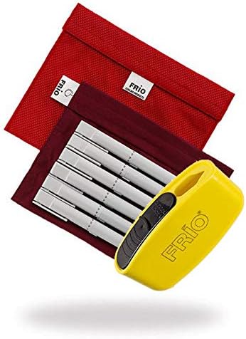 Extra Large Cooling Wallet in Red with Yellow Sharps Bin