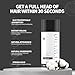 LEWEDO Hair Building Fibers 25G with Precision Spray Applicator - Electrostatic Adsorption for Instant Thicker Hair, Waterproof & Natural Look, Suitable for Men & Women​ (Dark brown)