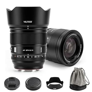VILTROX Pro 27mm f/1.2 E Mont Lens for Sony Lens, Mirrorless Autofocus APS-C Portrait Lens for Sony E-Mount Cameras A7II A7RII A7SII A7SIII A7III A7IV A7RV A9 A9II FX3 FX6 ZVE1 A6600 A6500 A6400 A6100