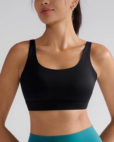 Image of RUNNING GIRL Sports Bra for Women High Support, Molded Cup High Impact Sports Bras with Sewn in Pads Workout Running Bra