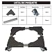 Base Lavadora Soporte,Base Móvil Ajustable 42.5-68cm de Lavadora Multifuncional con 4 Ruedas...