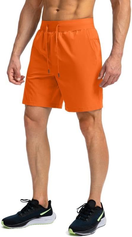 Soothfeel Men's Running Shorts with Zipper Pockets 9"/ 7"/ 5" Lightweight Basketball Gym Workout Athletic Shorts - Image 3