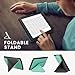 kwmobile Origami Case Compatible with Pocketbook Verse/Verse Lite/Verse Pro/Color/Vivlio Light/Light HD Case - Slim PU Leather Cover with Stand - Mint