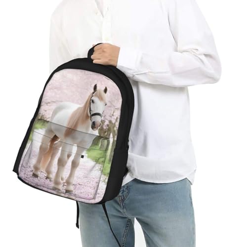 3d Animal Cherry Cute Horse Girls Backpacks kids Bookbag Daypack 17" Shoulder Bag2