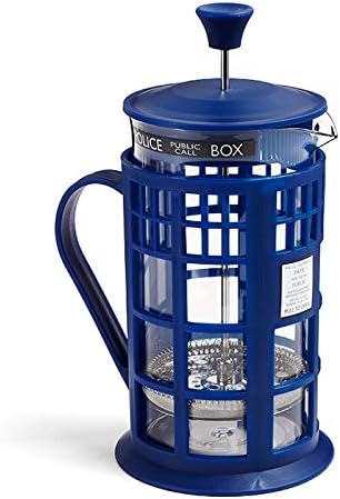 Miniatura 4 de Seven20 Doctor Who 34oz Tardis French Press  Jarra de vidrio  Émbolo  Filtro