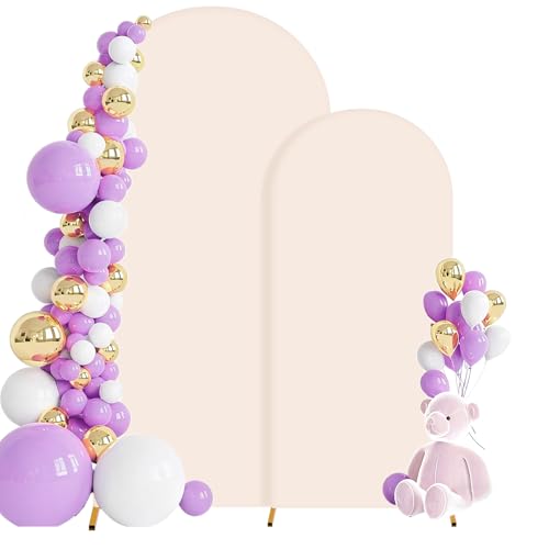 Funda para Arco de Boda Beige 6FT y 7.2FT miniatura 1