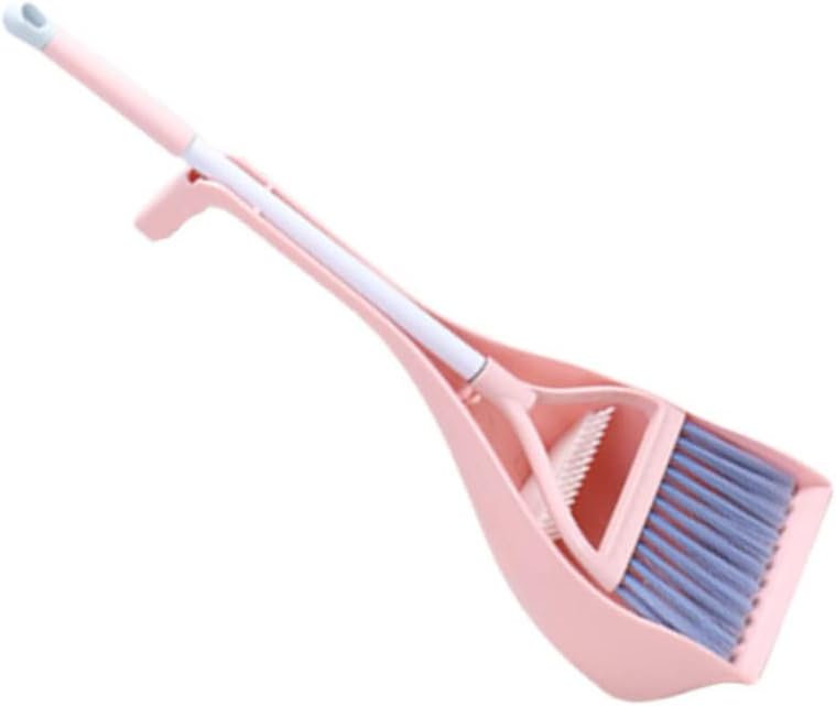 1set Mini Broom and Dustpan Set for Boys and Girls Housekeeping Cleaning Toy Kit for Boy Girl Includes Broom and Dustpan for Fun and Educational Cleaning Activities