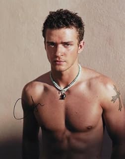 Gorgeous Justin Timberlake Shirtless Signed 8x10 In-person