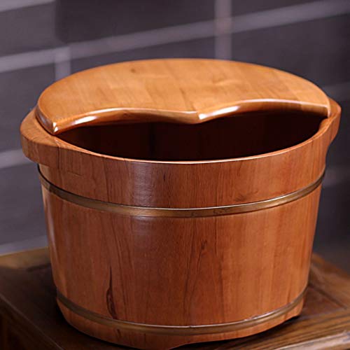 Balde de Madera para Baño de Pies para Pedicura Adultos miniatura 4