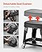 VEVOR Mechanic Stool, 300 lbs Capacity, Black, Industrial Style, Plastic Seat, Wheels, 360 Swivel, Tool Tray, Screwdriver Rack