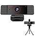 Produktbild 2K Webcam mit Mikrofon für Desktop & Laptop, Hiievpu USB Webcam mit Sichtschutzabdeckung & Stativ Plug and Play geeignet für Streaming / Gaming / Videokonferenzen & Zoom / YouTube / Cisco WebEx