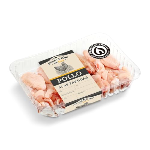 Alas partidas de pollo Selección de Dia bandeja 500 g aprox.