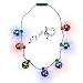 LED Light Up Jingle Bell Necklace for Christmas Ugly Xmas Party Favors