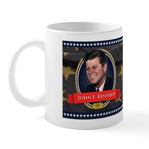 Taza Café Cerámica 11 oz CaféPress John F. Kennedy miniatura 1