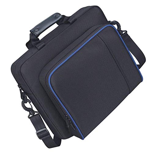 Cabilock Bolsa de viagem para controles de console, jogos, bolsa de mensageiro portátil, bolsa organ